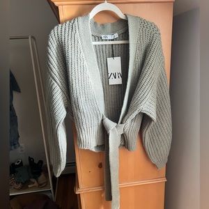NWT ZARA KNIT CARDIGAN